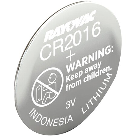 Rayovac Lithium 2016 3V Keyless Entry Battery KECR2016-1C